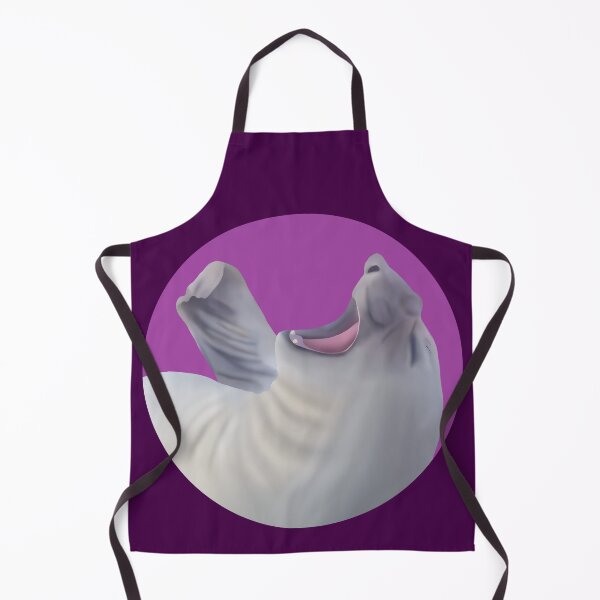 Item preview, Yawning Elephant Seal on Purple designed and sold by GivernyKate.