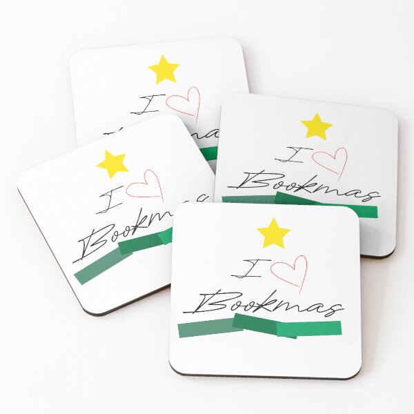 Item preview, I Heart Bookmas - I Love Bookmas - Star with Books Making A Tree designed and sold by TeaLimeTwo.