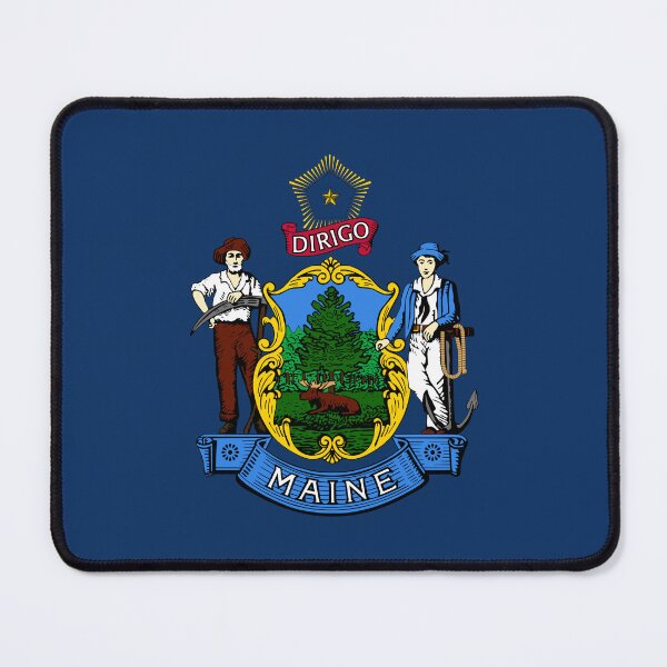 Item preview, Maine flag designed and sold by rheyes.