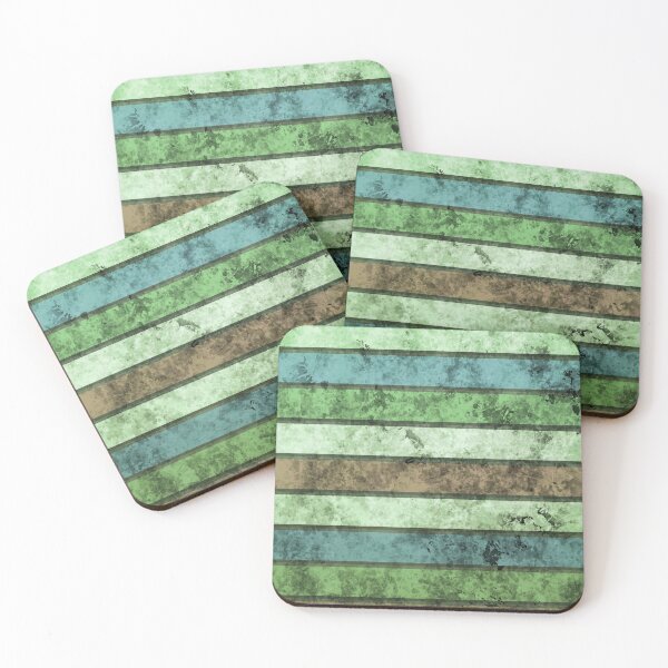 Item preview, Grungy stripes with blue horizontal bars designed and sold by AlbertoRuiZ.