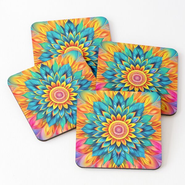 Item preview, A vibrantly colored flower in a dynamic depiction. designed and sold by Mianku | Für das Leben.