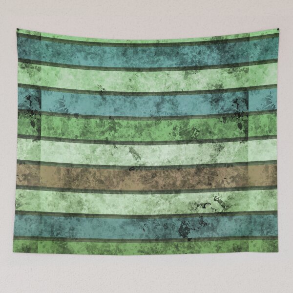 Item preview, Grungy stripes with blue horizontal bars designed and sold by AlbertoRuiZ.