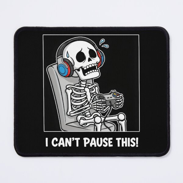 Item preview, Skeleton Gamer with Headphones and Controller Illustration Art – Gaming Culture Design designed and sold by Luminari Creations.