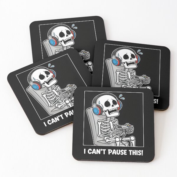 Item preview, Skeleton Gamer with Headphones and Controller Illustration Art – Gaming Culture Design designed and sold by Luminari Creations.