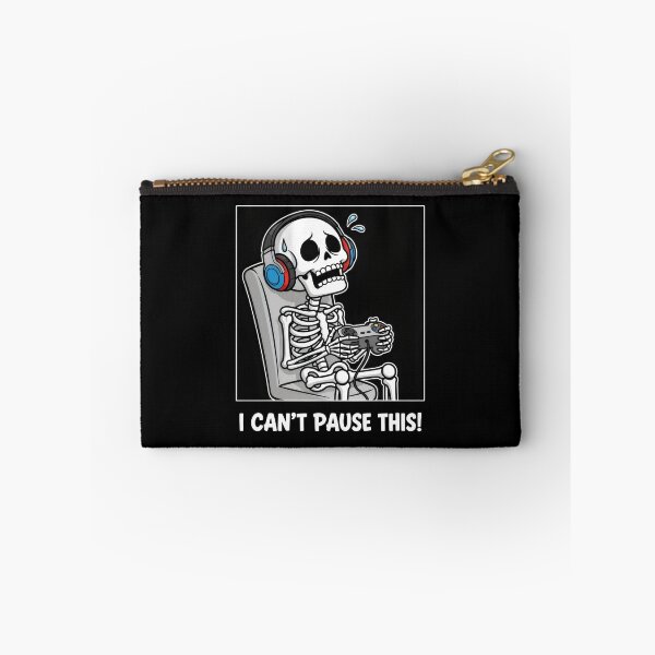 Item preview, Skeleton Gamer with Headphones and Controller Illustration Art – Gaming Culture Design designed and sold by Luminari Creations.