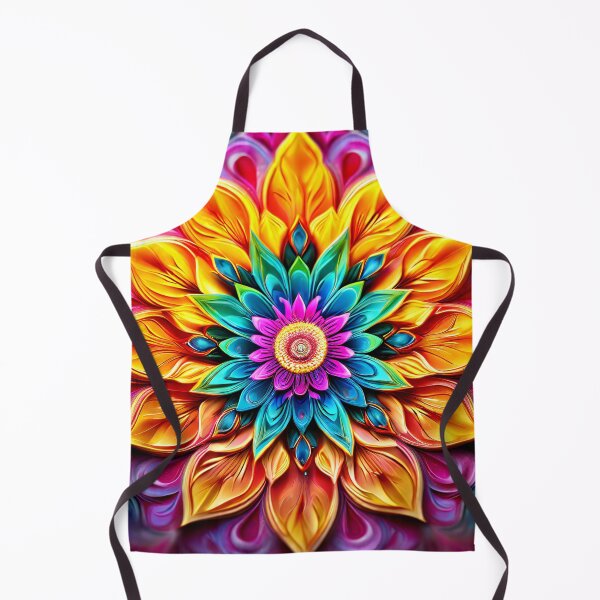 Item preview, Colorful, detailed floral mandala composition designed and sold by Mianku | Für das Leben.