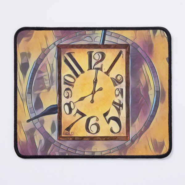 Item preview, The old attic clock on a painting. designed and sold by chromyral-creations.