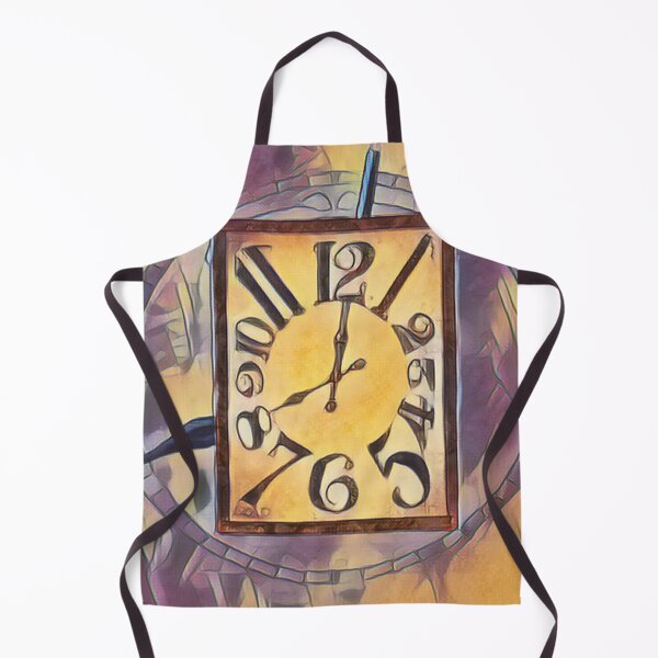 Item preview, The old attic clock on a painting. designed and sold by chromyral-creations.