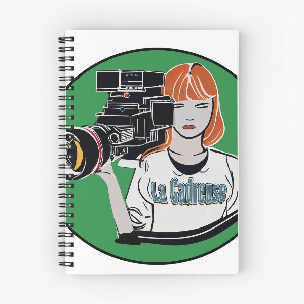 Item preview, Female Camera Operator with La Cadreuse on shirt designed and sold by SetLifeStickers.