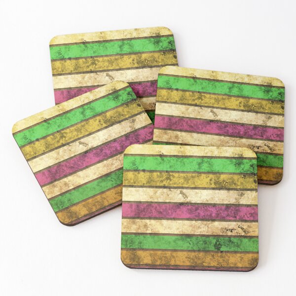 Item preview, Grungy stripes with colorful bars designed and sold by AlbertoRuiZ.