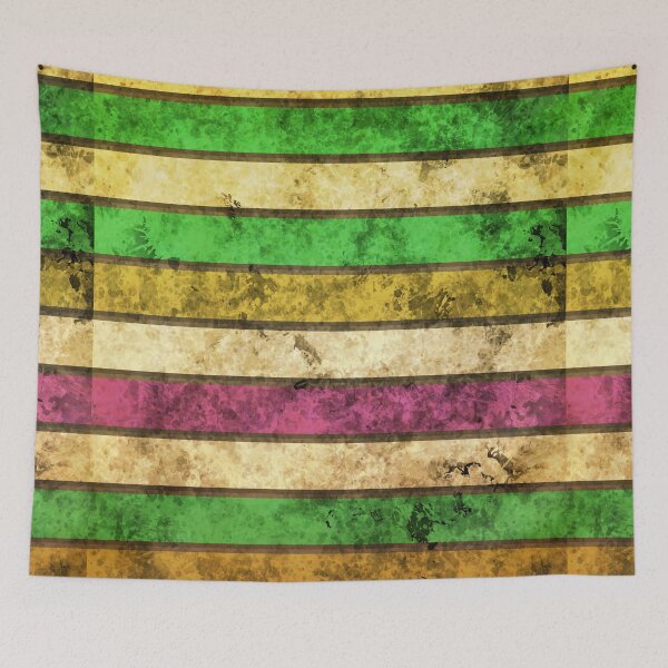 Item preview, Grungy stripes with colorful bars designed and sold by AlbertoRuiZ.