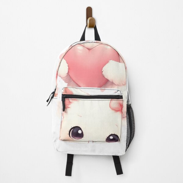 Item preview, Classic Kawaii Kitten with Heart – Soft Cute Love Art designed and sold by kimkosovo.