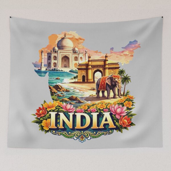 Item preview, India’s Cultural Landmarks designed and sold by Myra365Art.