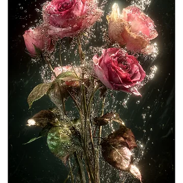 Artwork thumbnail, Underwater Roses by Tridentulus