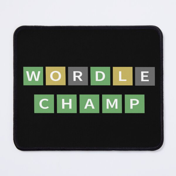 Item preview, wordle champ designed and sold by sheelatewatia.
