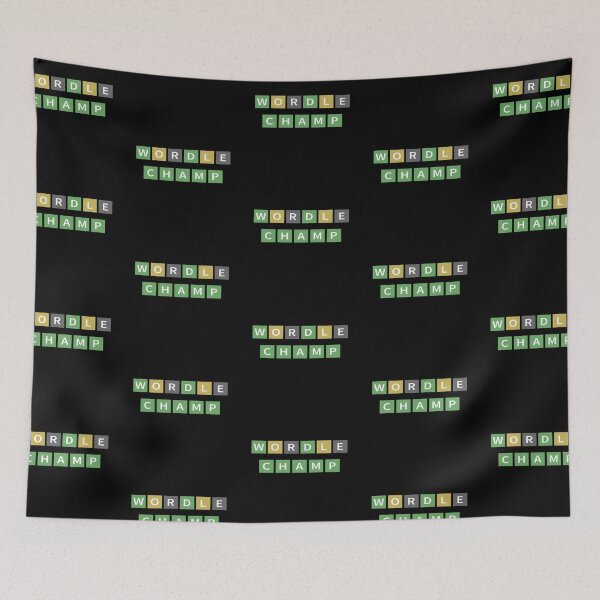 Item preview, wordle champ designed and sold by sheelatewatia.