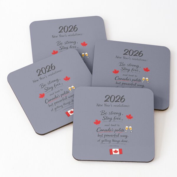 Item preview, Happy New Year 2026 Canadian Resolution  designed and sold by HowToCanadian.