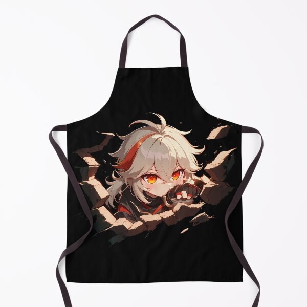 Item preview, Kazuha Peeking Through Wall Chibi Style From Genshin Impact Game designed and sold by TorbenKuhano.