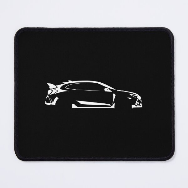 Item preview, Civic Type R FK8 (2018) Minimalist Car Silhouette (White) designed and sold by FearnCreative.