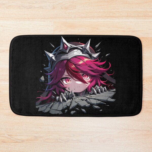 Item preview, Game Rosaria Genshin Impact Chibi Peeking Anime Girl Dark Cute Design designed and sold by TorbenKuhano.