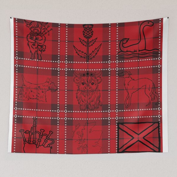 Item preview, Scottish tartan   designed and sold by Pixie prints .