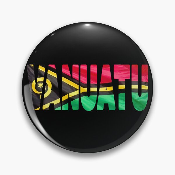 Item preview, VANUATU - Flag Flying in Wind cut to Letters Souvenir Sticker Shirt designed and sold by Adam Gormley.