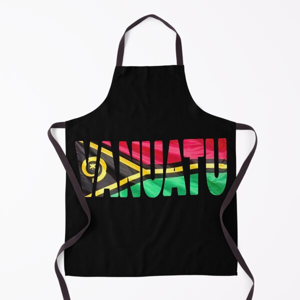 Item preview, VANUATU - Flag Flying in Wind cut to Letters Souvenir Sticker Shirt designed and sold by Adam Gormley.