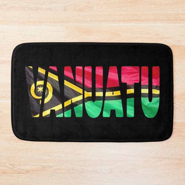 Item preview, VANUATU - Flag Flying in Wind cut to Letters Souvenir Sticker Shirt designed and sold by Adam Gormley.