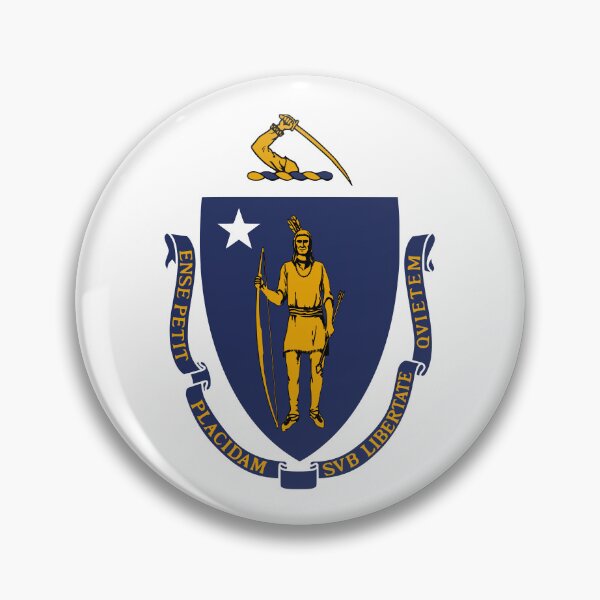 Item preview, Massachusetts flag designed and sold by rheyes.