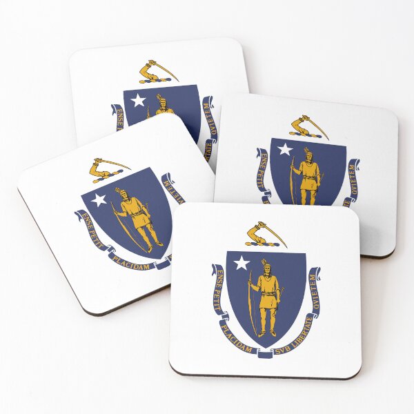 Item preview, Massachusetts flag designed and sold by rheyes.