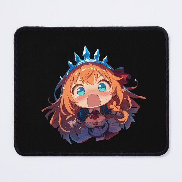 Item preview, Pecorine Peeking Chibi Kawaii Princess Connect Game Anime Girl Design designed and sold by TorbenKuhano.