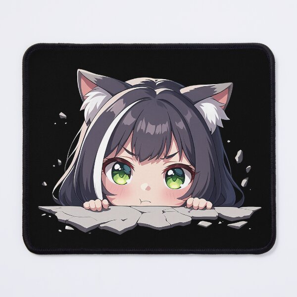 Item preview, Kyaru Peeking Chibi Kawaii Princess Connect Game Anime Girl Design designed and sold by TorbenKuhano.