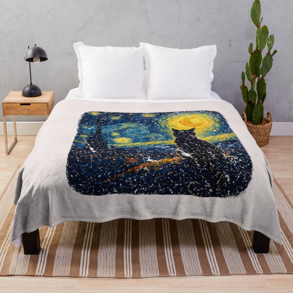 Item preview, Cat Starry Funny Night Cat Lover Van Gogh Cat Mom Cat Dad designed and sold by ArleneRowe.