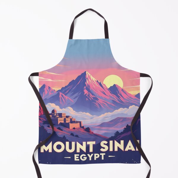 Item preview, Mount Sinai, Egypt: Vintage-Style Painterly Travel Poster designed and sold by LSVart.