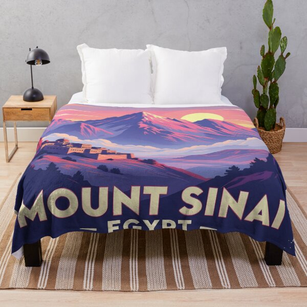 Item preview, Mount Sinai, Egypt: Vintage-Style Painterly Travel Poster designed and sold by LSVart.