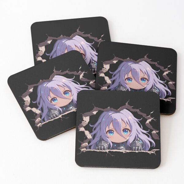 Item preview, Shizuru Peeking Chibi Kawaii Princess Connect Game Anime Girl Design designed and sold by TorbenKuhano.