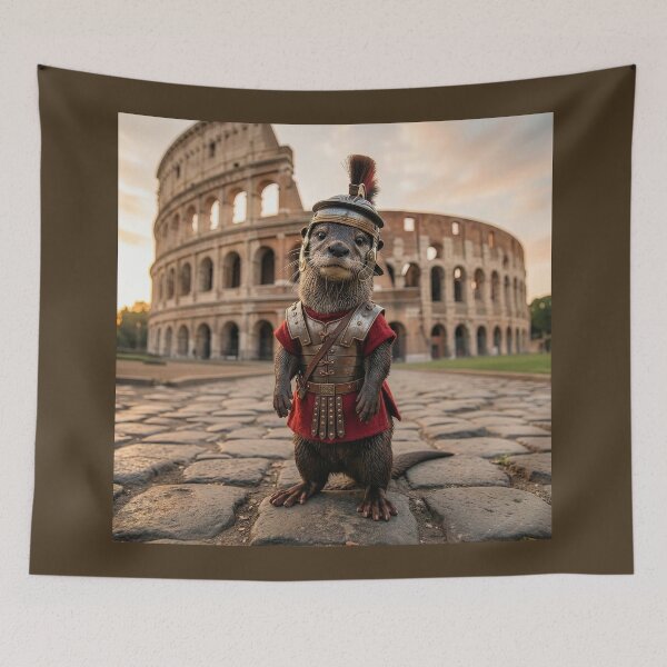 Item preview, Roman Otter Centurion Guards the Coliseum designed and sold by Tridentulus.