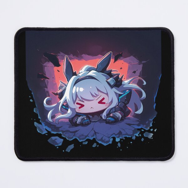 Item preview, Prelude Dawn Skadi Peeking Through Wall Arknights Game Girl Kawaii designed and sold by TorbenKuhano.