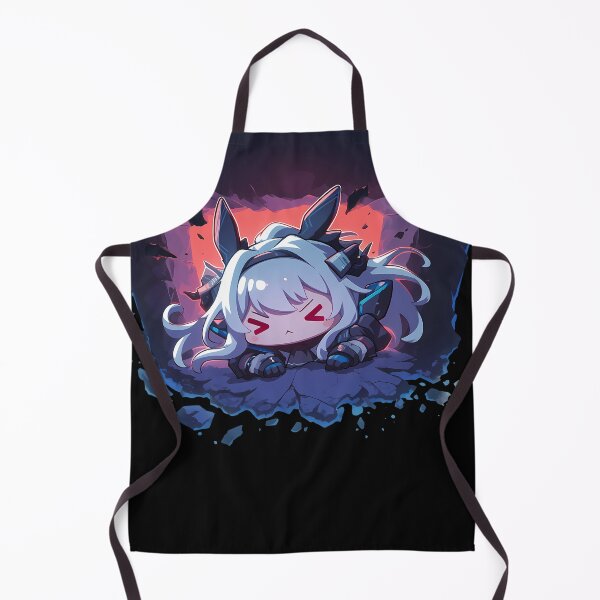 Item preview, Prelude Dawn Skadi Peeking Through Wall Arknights Game Girl Kawaii designed and sold by TorbenKuhano.