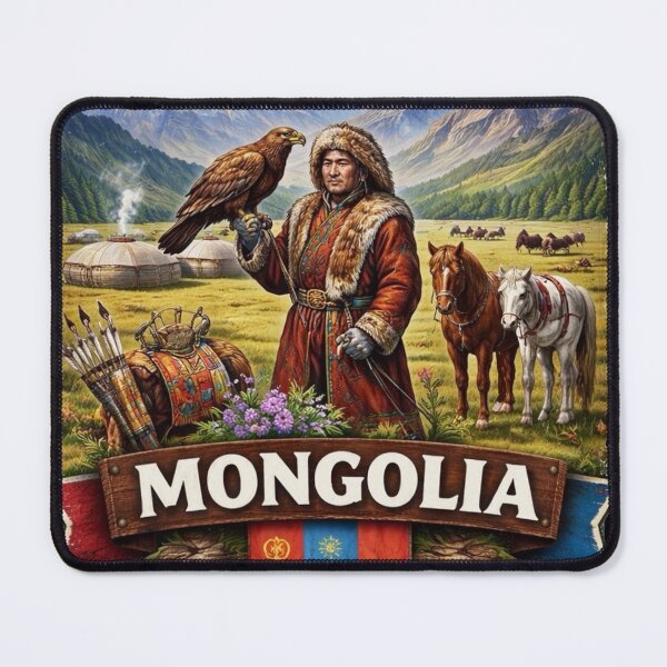 Item preview, Mongolia Nomadic Cultural Design designed and sold by Myra365Art.