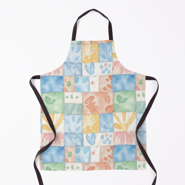 Item preview, Dopamine Style Patchwork Design with Pastel Handprint Motifs and Quilted Texture designed and sold by SplashTastic.