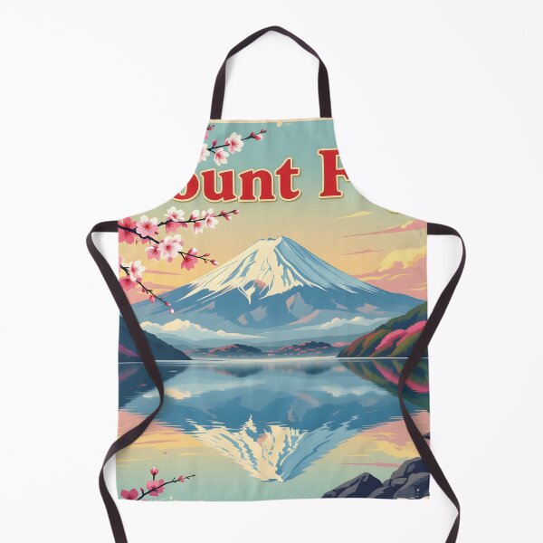 Item preview, Mount Fuji, Japan: Vintage-Style Painterly Travel Poster designed and sold by LSVart.