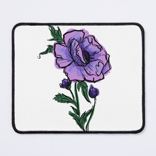 Item preview, Anemone Flower Watercolor inspired Sketch designed and sold by the_langtry_art_logs.
