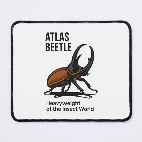 Item preview, Atlas Beetle Power Insect Illustration designed and sold by WildlifeInc.