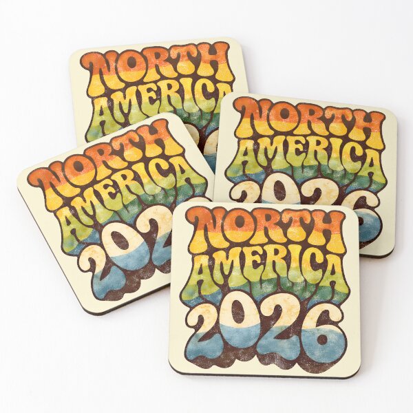 Item preview, North America 2026 Soccer - Retro 70s Groovy Vintage Typography designed and sold by Imaginationbeyond.