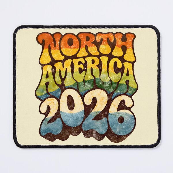 Item preview, North America 2026 Soccer - Retro 70s Groovy Vintage Typography designed and sold by Imaginationbeyond.