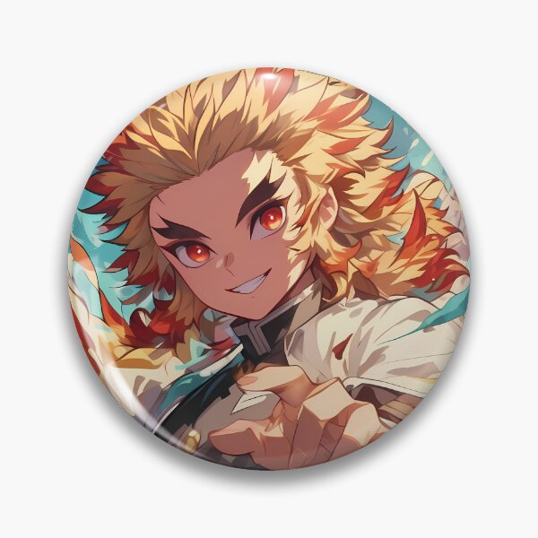 Item preview, Kyojuro Rengoku Demon Slayer Anime Flame Hashira Valor designed and sold by TorbenKuhano.