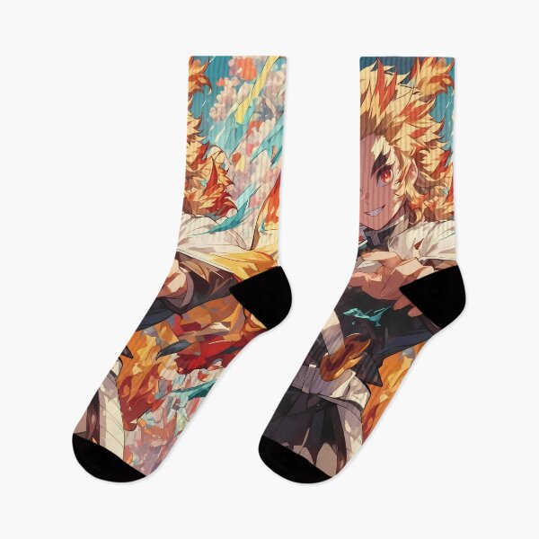 Item preview, Kyojuro Rengoku Demon Slayer Anime Flame Hashira Valor designed and sold by TorbenKuhano.