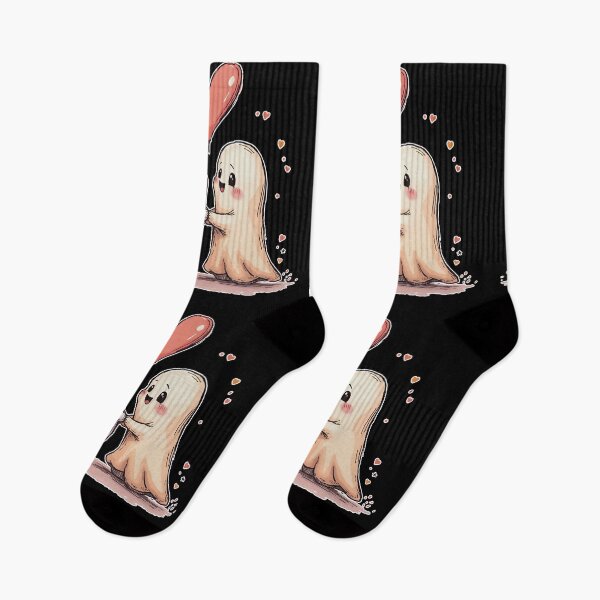 Item preview, Eternal Ghost Love Valentine – Cute Spooky Halloween Couple Art designed and sold by cr6zym1nd.