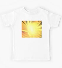 Saffron Floral Waves Kids Tee
